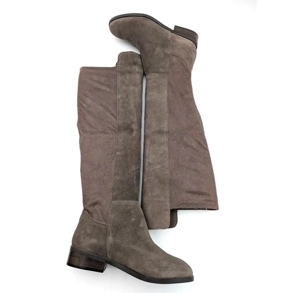 Lucky Brand Calypso Over the Knee Boots Women's Cappuccino Size US6M EU36.5